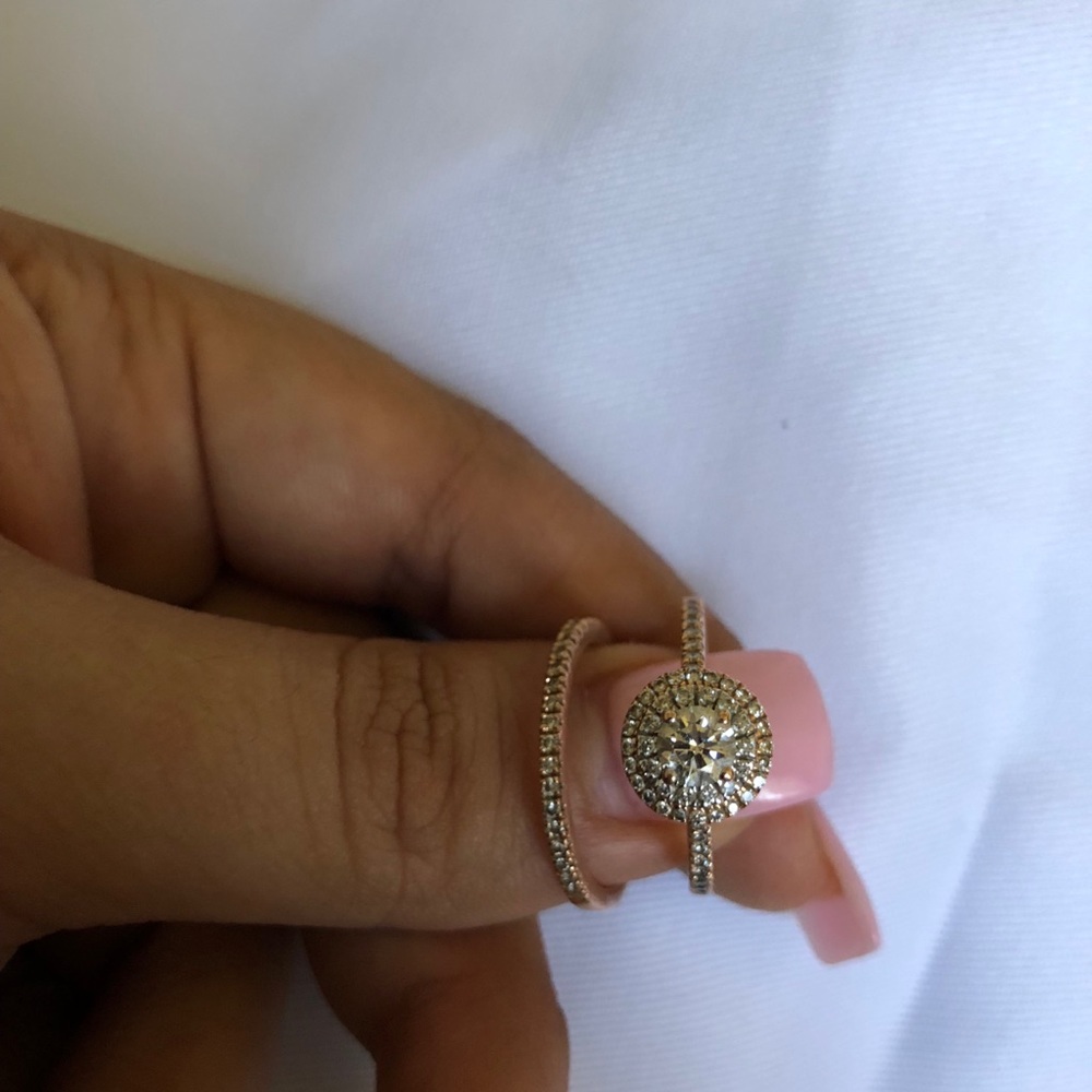 Celebration Grand Wedding Ring/Band Set - Picture 7 of 8